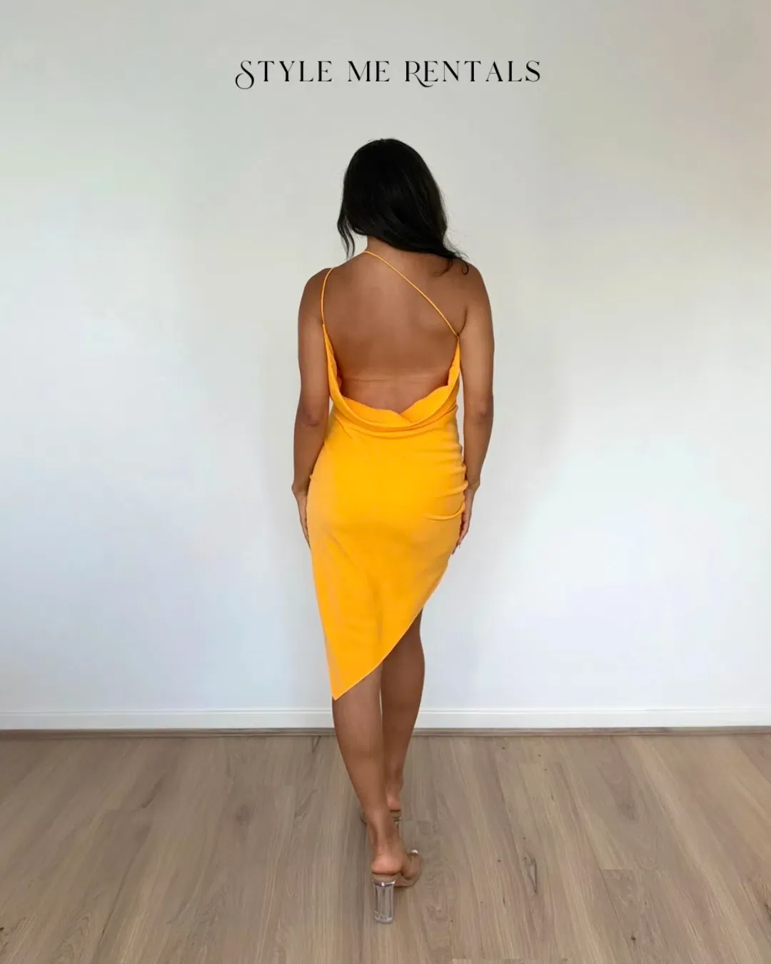 Derma Department Anya Dress Orange Size 6 for rent on The Volte - main image