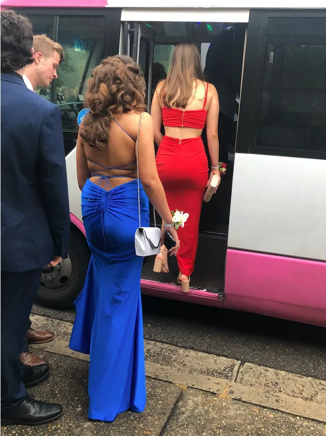 Villoni Boutique Customised Formal Dress Blue Size AU 10  for rent on The Volte - main image