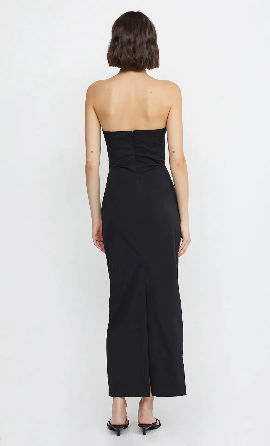 Bec & Bridge Zelie Strapless Maxi Dress Black Size AU 6 for rent on The Volte - main image