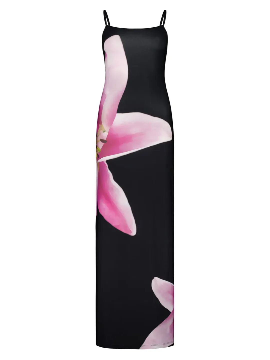 With Harper Lu Lily Dress Black/Pink Floral Size Medium/Au 10  for rent on The Volte - main image
