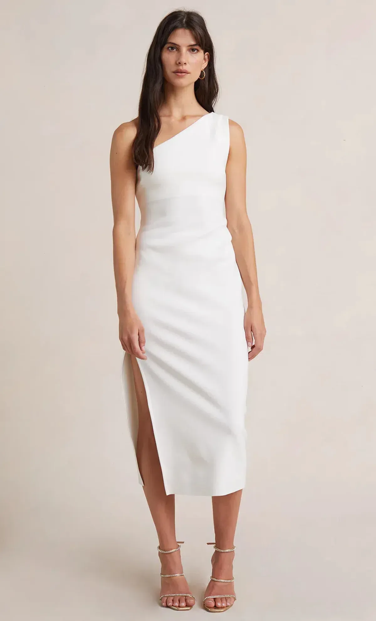Bec & Bridge Asym Dress White Size AU 8 for rent on The Volte - main image