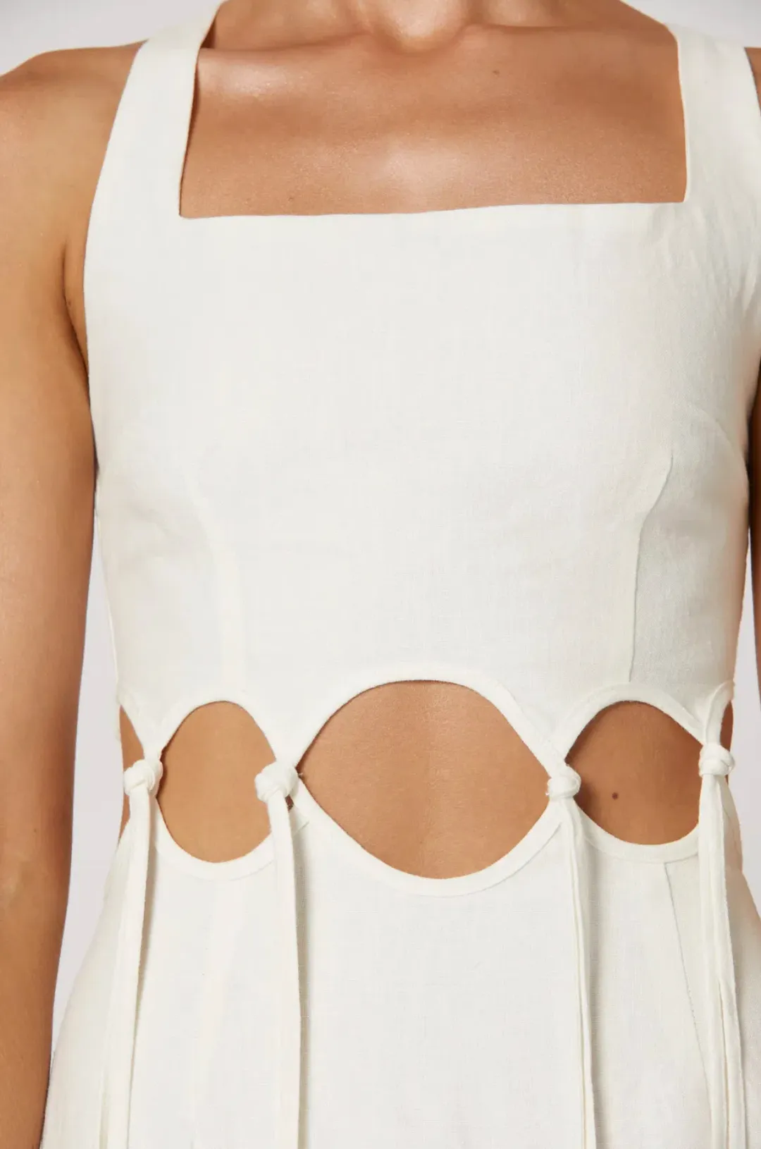 Winona Kalina Midi Dress in White Size M / AU 10 for rent on The Volte - main image