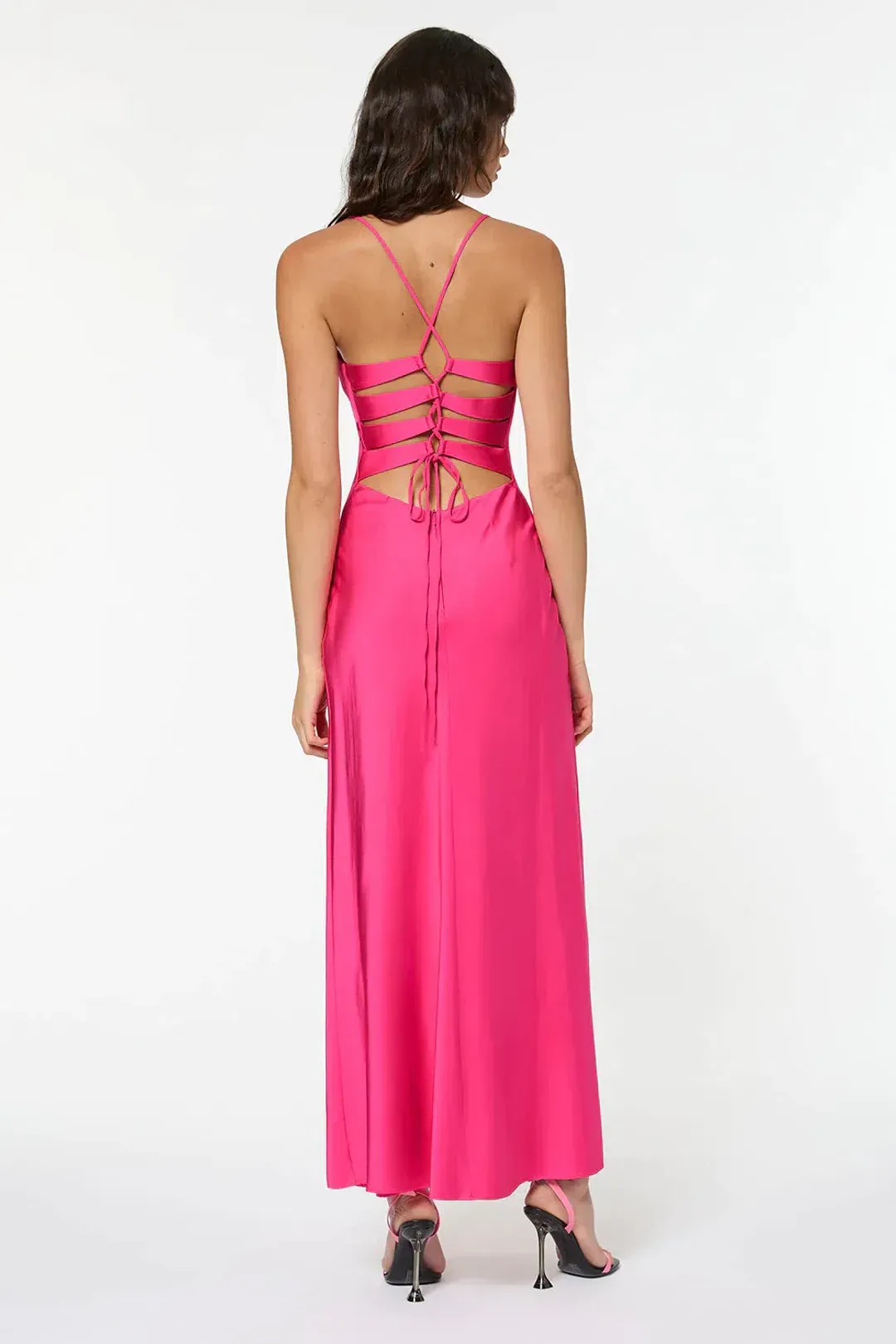 Manning Cartell Time to Shine Maxi Dress in Pink Size 8 for rent on The Volte - main image