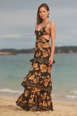 Sonya Moda Valentina Gown Floral Size 8 for rent on The Volte - image 5