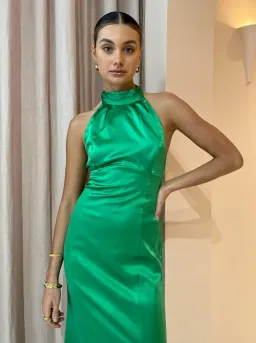 Hansen and Gretel Vivienne Dress in Fern Green Size AU 12 for rent on The Volte - image 2