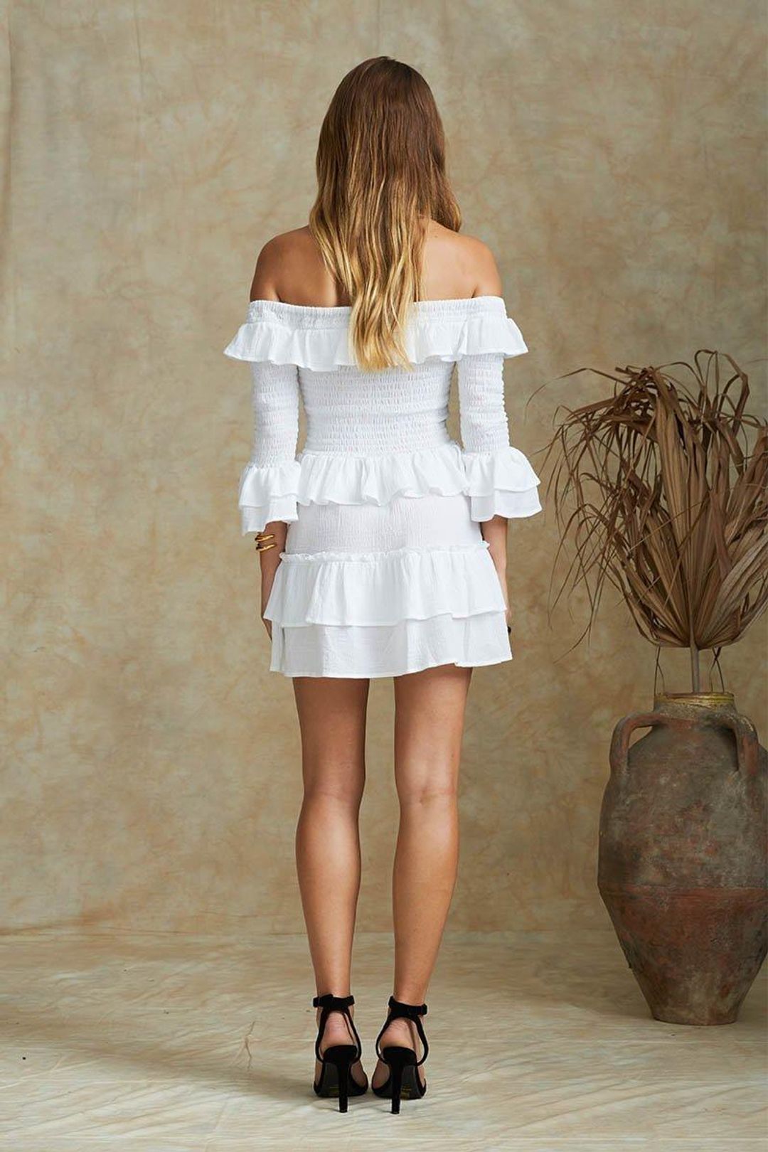 Maurie and Eve Crusin' Dress White Size 10 for rent on The Volte - main image