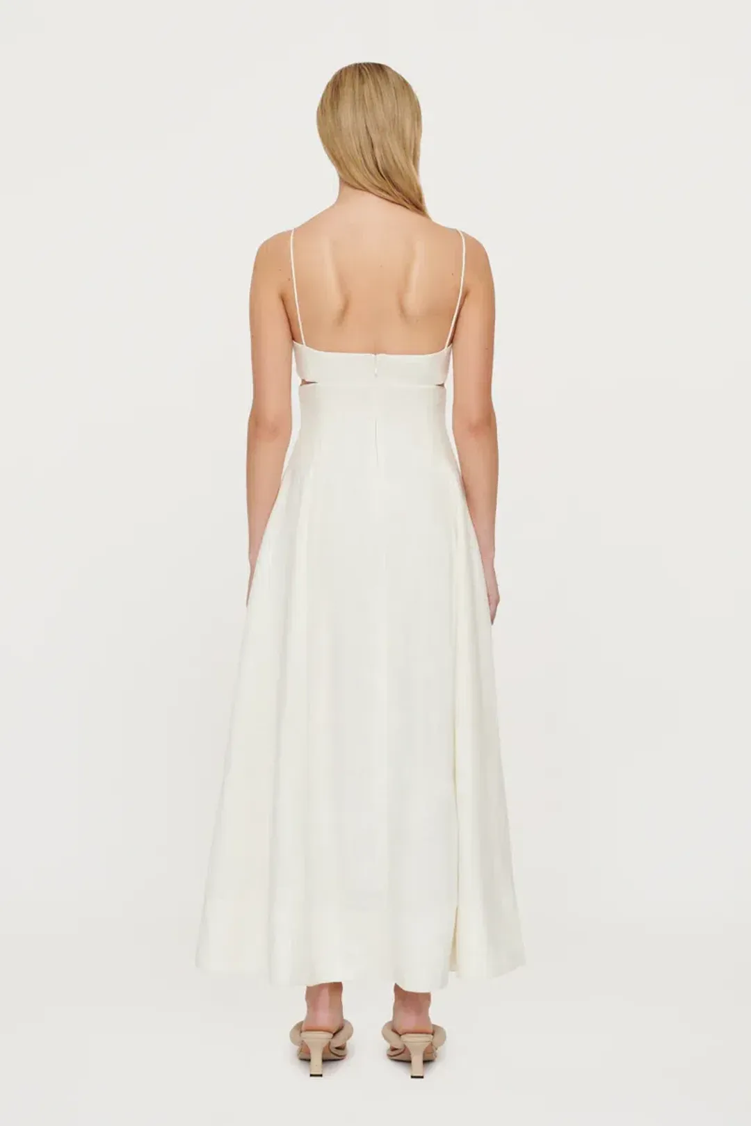 Clea Florence Stitch Dress Chalk Size XS / AU 6 for rent on The Volte - main image