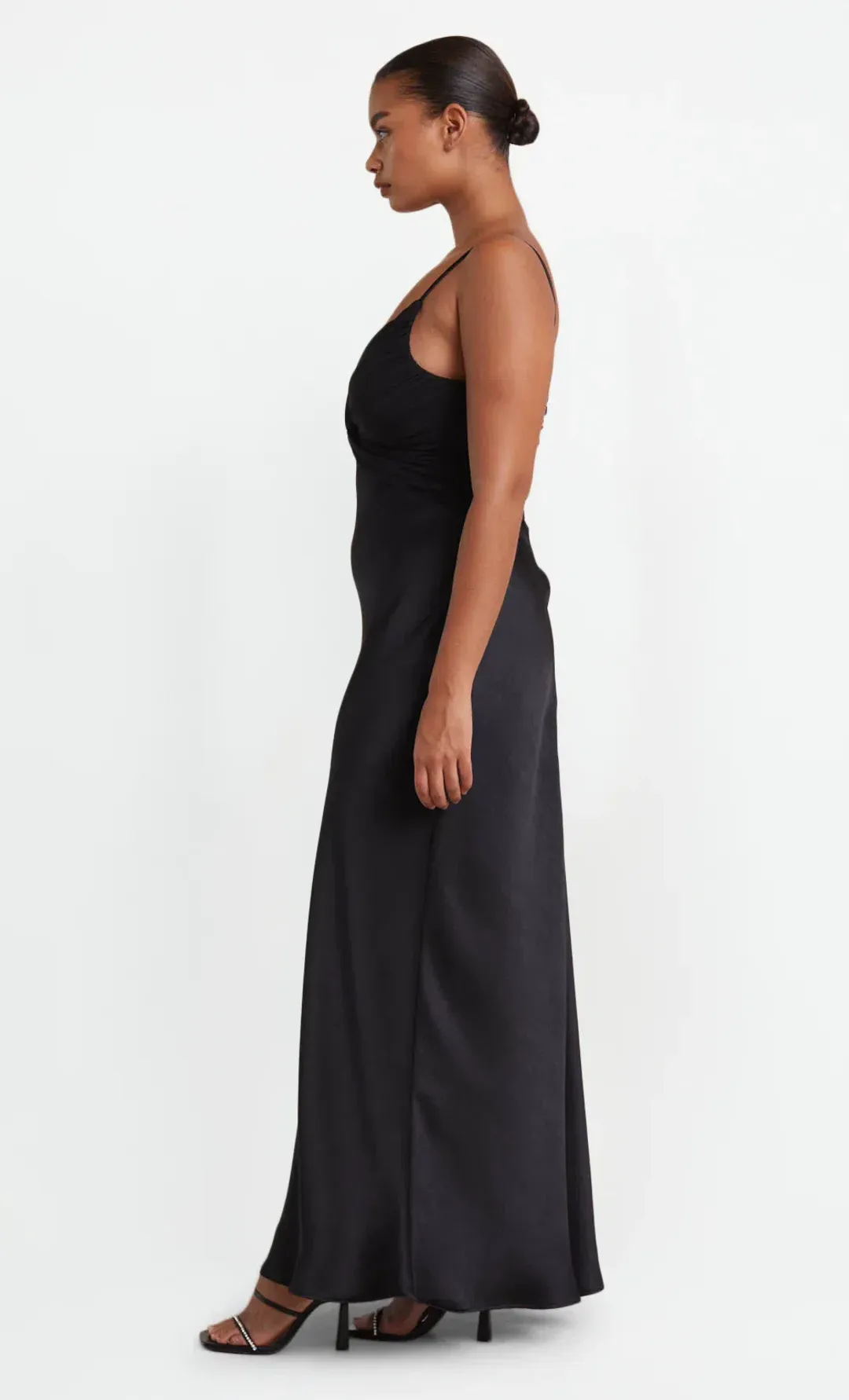 Bec & Bridge Hazel Twist Maxi Dress Black Size AU 10 for rent on The Volte - main image