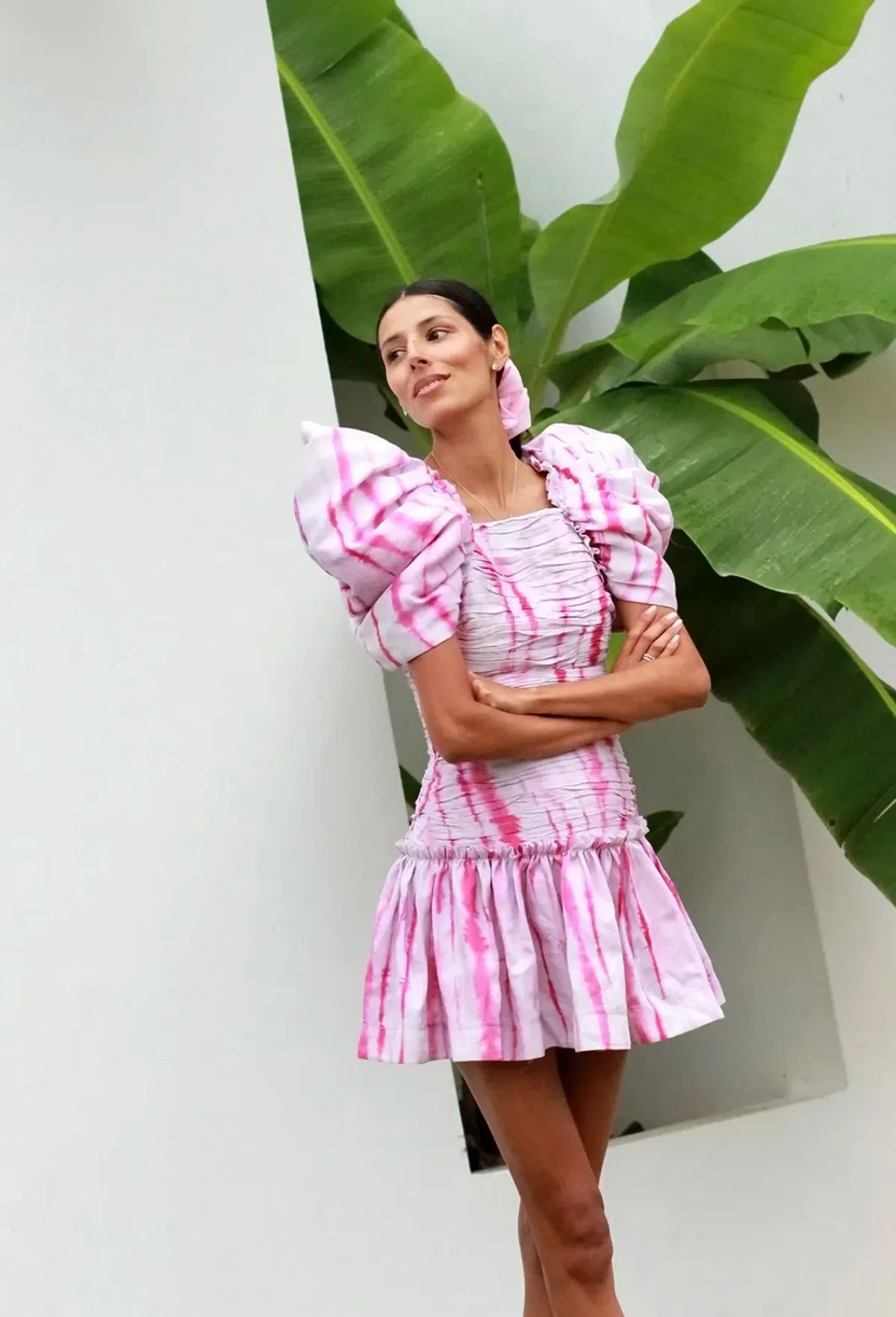 Aje Introspect Butterfly Mini Pink Size AU 8 for rent on The Volte - main image