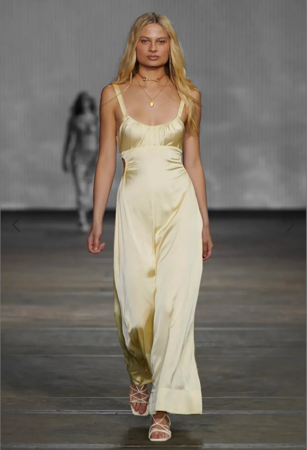 Hansen and Gretel Carlos Dress Lemon Size small  for rent on The Volte - main image