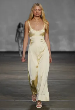 Hansen and Gretel Carlos Dress Lemon Size small  for rent on The Volte - image 5