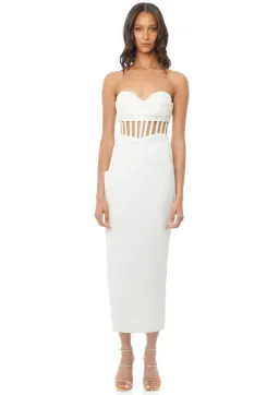Eliya the Label Zariah Midi Dress White Size S / AU 8 for rent on The Volte - image 5