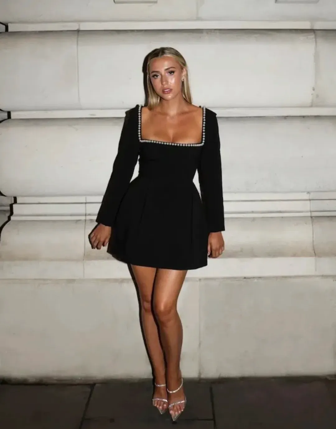 Odd Muse Ultimate Muse Pearl Mini Dress Black Size S / AU 8 for rent on The Volte - main image