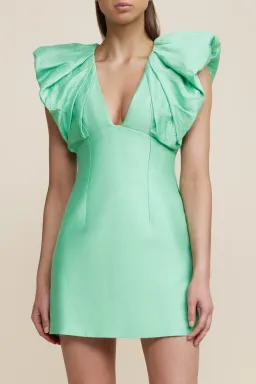 Acler Denare Dress Mantis Green Size 8 for rent on The Volte - image 2