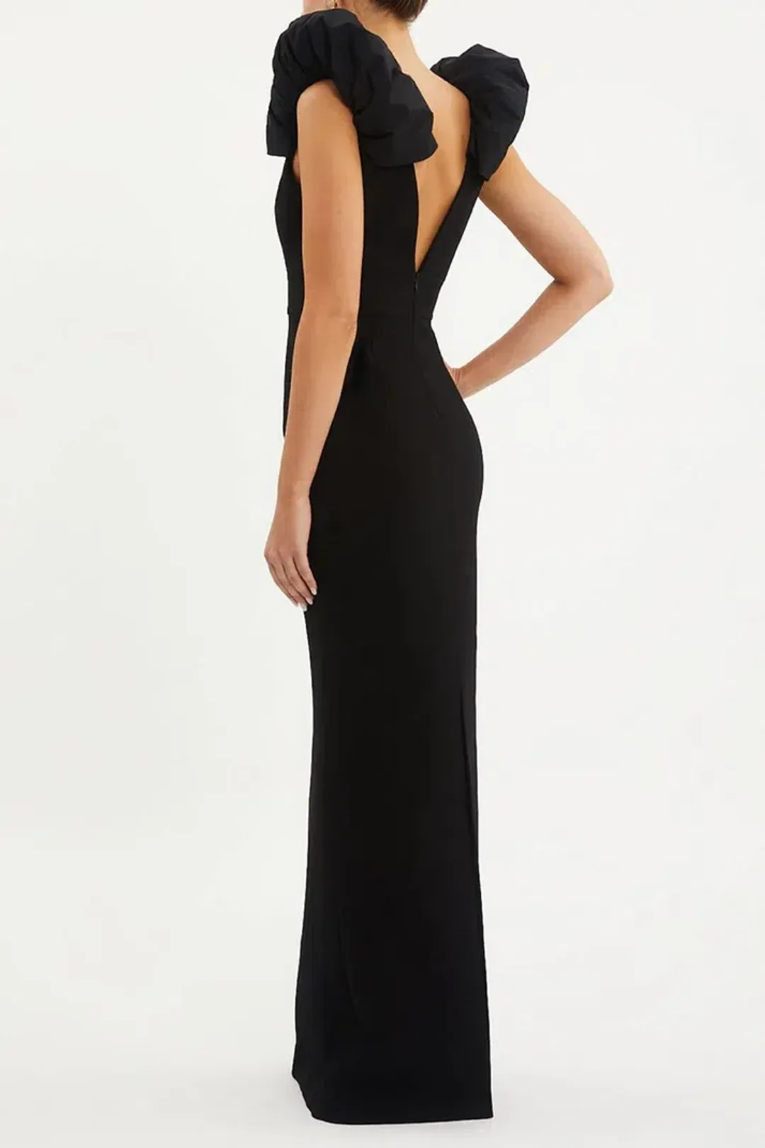 Rebecca Vallance Katie Gown Black Size 8  for rent on The Volte - main image