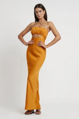 Lexi Tahlia Dress Honey Size 6  for rent on The Volte - image 1