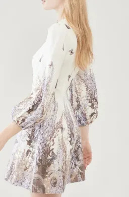 Zimmermann Luminous Butterfly Mini Dress Wild Botanica Size 0/8 for rent on The Volte - image 2