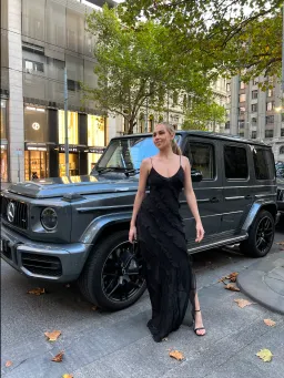 Rat & Boa Selena Dress Black Size 6  for rent on The Volte - image 2