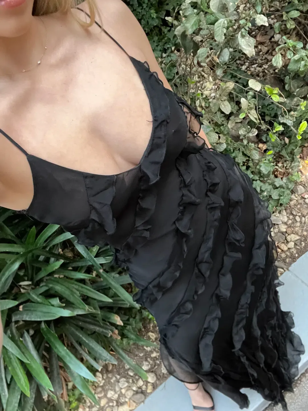 Rat & Boa Selena Dress Black Size 6  for rent on The Volte - main image
