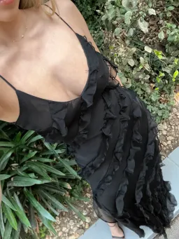 Rat & Boa Selena Dress Black Size 6  for rent on The Volte - image 4