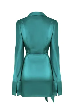 Rat & Boa Alanis Mini Dress Emerald Size M /Au 10  for rent on The Volte - image 4