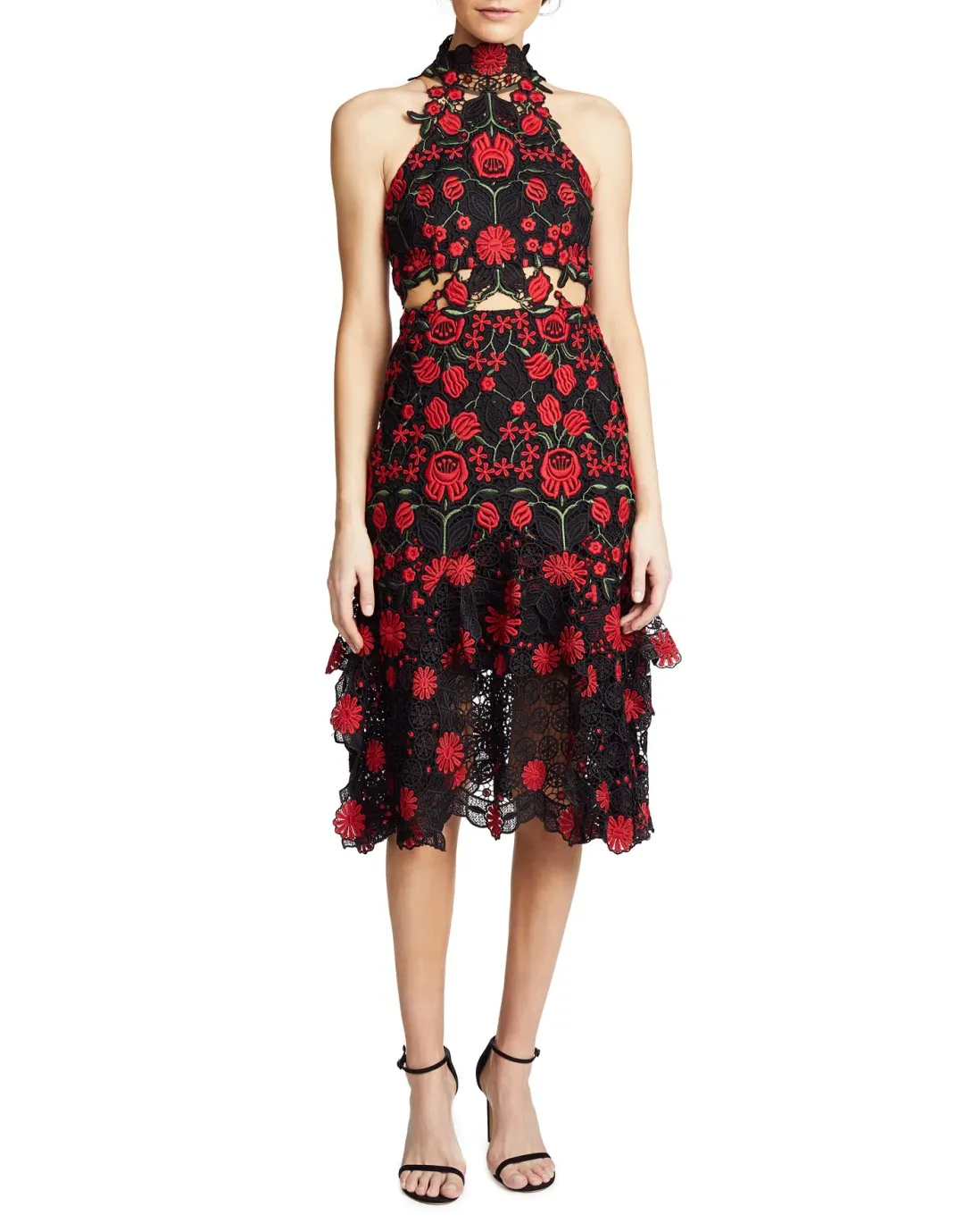 Thurley English Rose Midi Dress Floral Size 8 for rent on The Volte - main image