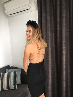 Natalie Rolt Mila Dress Black Size 6 for rent on The Volte - image 2