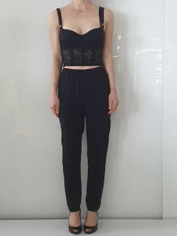 Dolce and Gabbana Lace Corset Bustier Black Size 6 for rent on The Volte - image 4