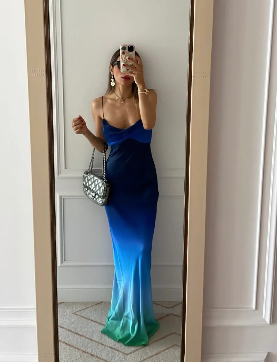 Rat & Boa - Beliza Dress Blue Size 8 for rent on The Volte - main image