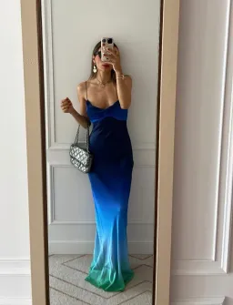 Rat & Boa - Beliza Dress Blue Size 8 for rent on The Volte - image 3