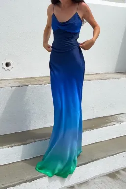 Rat & Boa - Beliza Dress Blue Size 8 for rent on The Volte - image 2