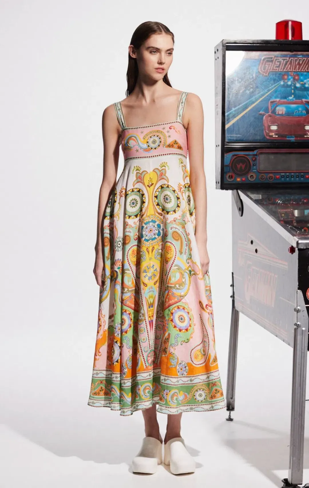 Alemais - Pinball Sundress - Size 10 for rent on The Volte - main image