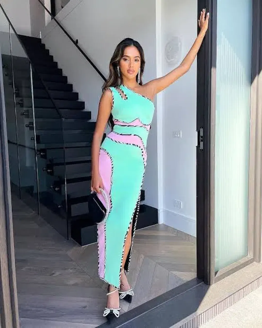 Eliya The Label Rhiane Dress Multi Size 10 for rent on The Volte - main image