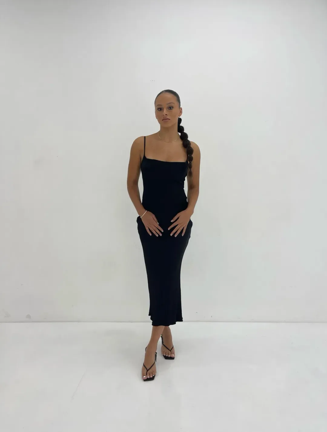 Bec & Bridge  Malyka Maxi Dress Black Size 8 for rent on The Volte - main image