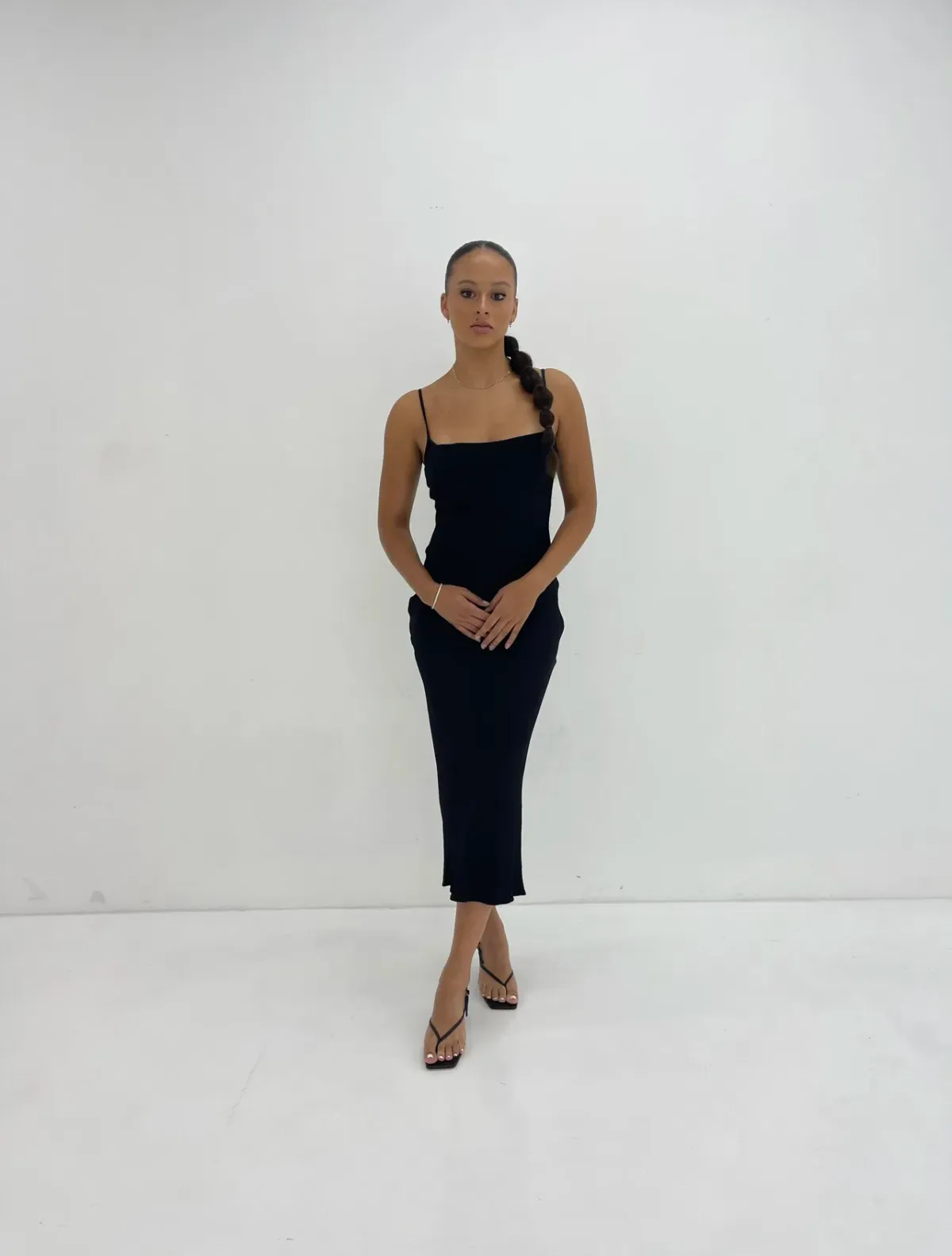 Bec & Bridge  Malyka Maxi Dress Black Size 8 for rent on The Volte - main image