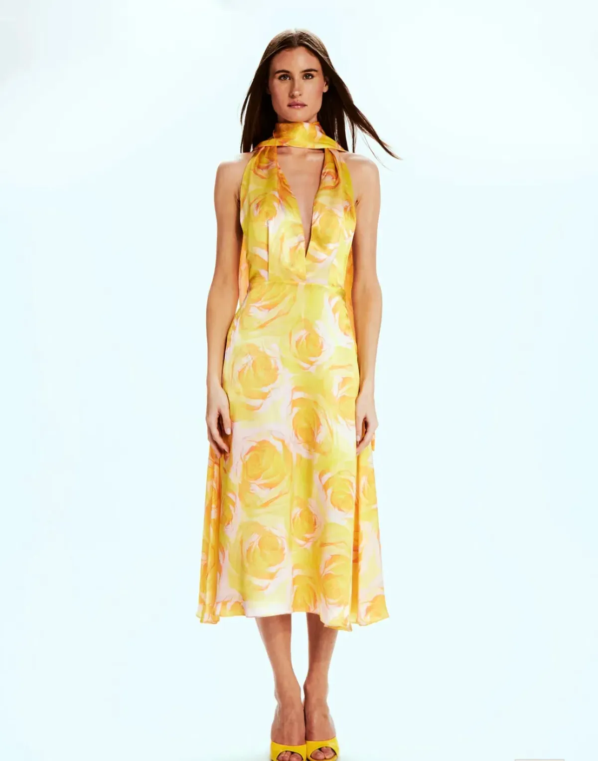 Mirae Paris Camilla Wild Roses Floral Size 8 for rent on The Volte - main image