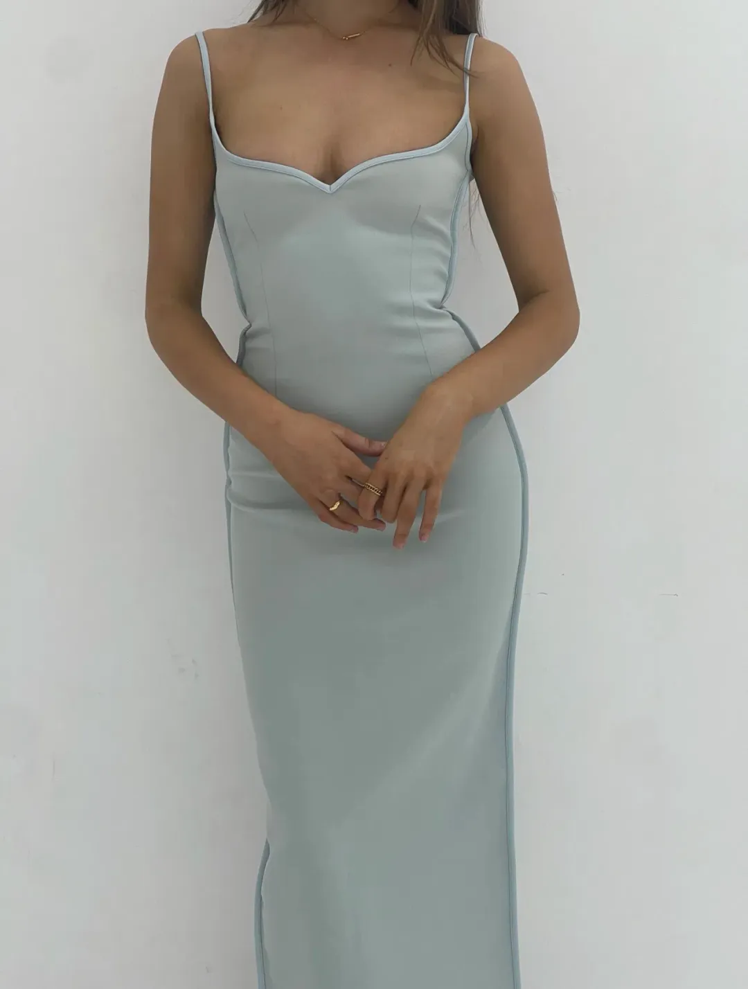 Paris Georgia Heart Dress Blue Size XS/Au 6 for rent on The Volte - main image