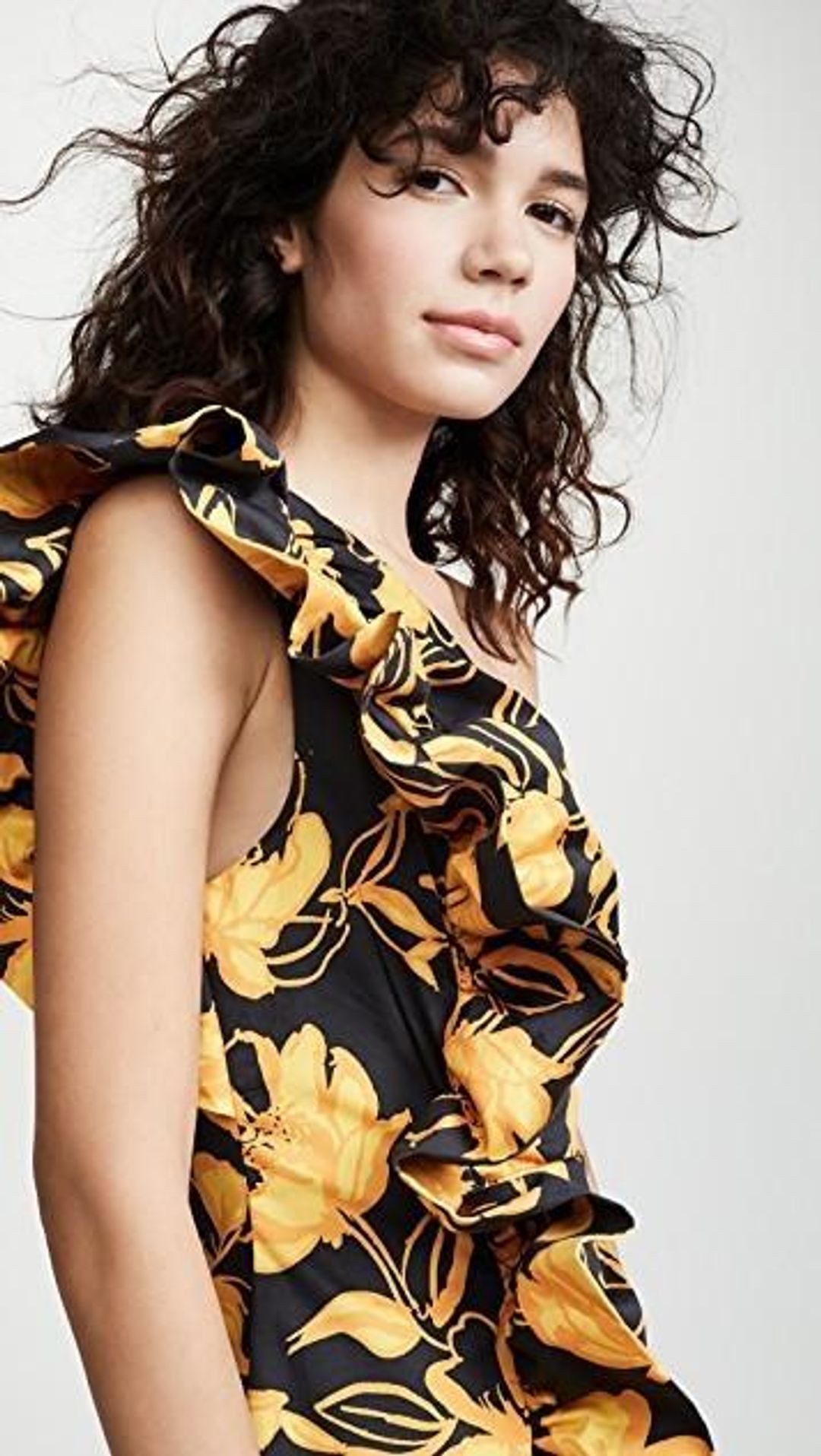 Nomad mini dress Black & Gold 8 for rent on The Volte - main image