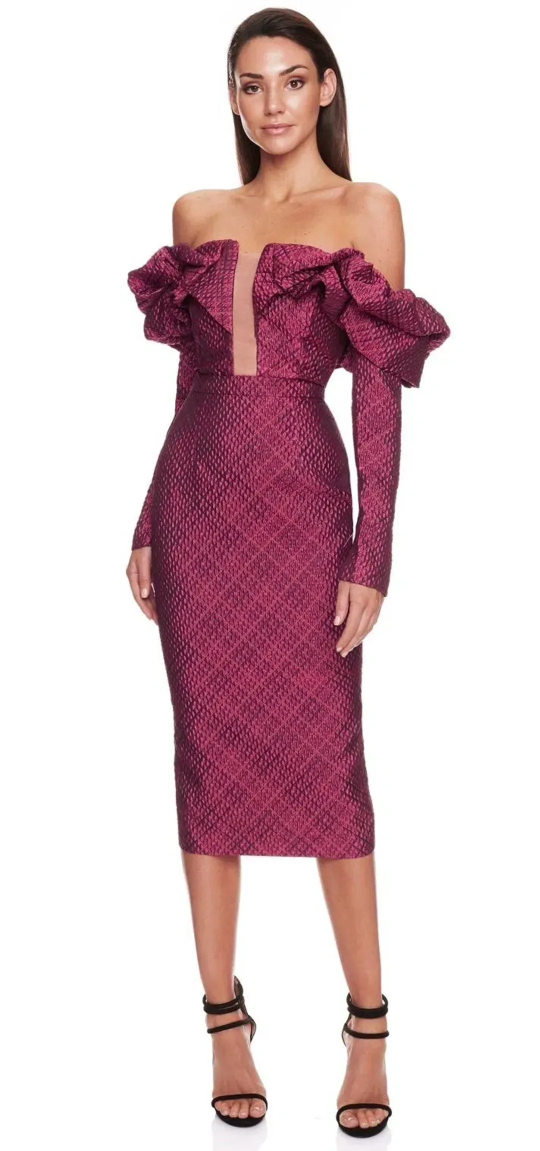 Eliya The Label Geneva Two Way Dress Purple Size 8 for rent on The Volte - main image