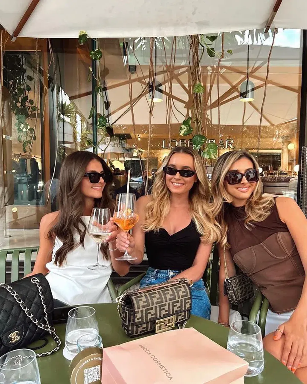 Fendi Mini Baguette Jacquard FF Fabric Bag for rent on The Volte - main image