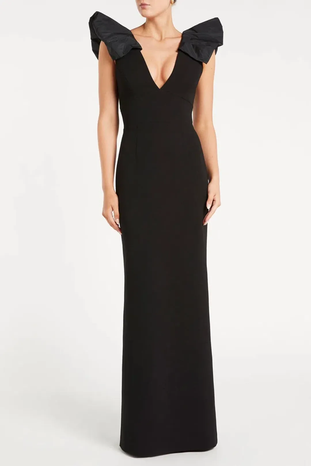 Rebecca Vallance Katie Gown Black Size 4 for rent on The Volte - main image