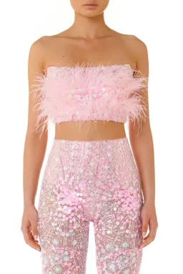 Eliya the Label Heather Top Pink Size Small/AU 8 for rent on The Volte - image 2