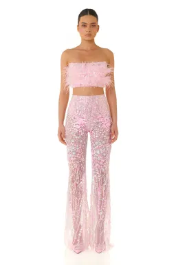 Eliya the Label Heather Top Pink Size Small/AU 8 for rent on The Volte - image 1