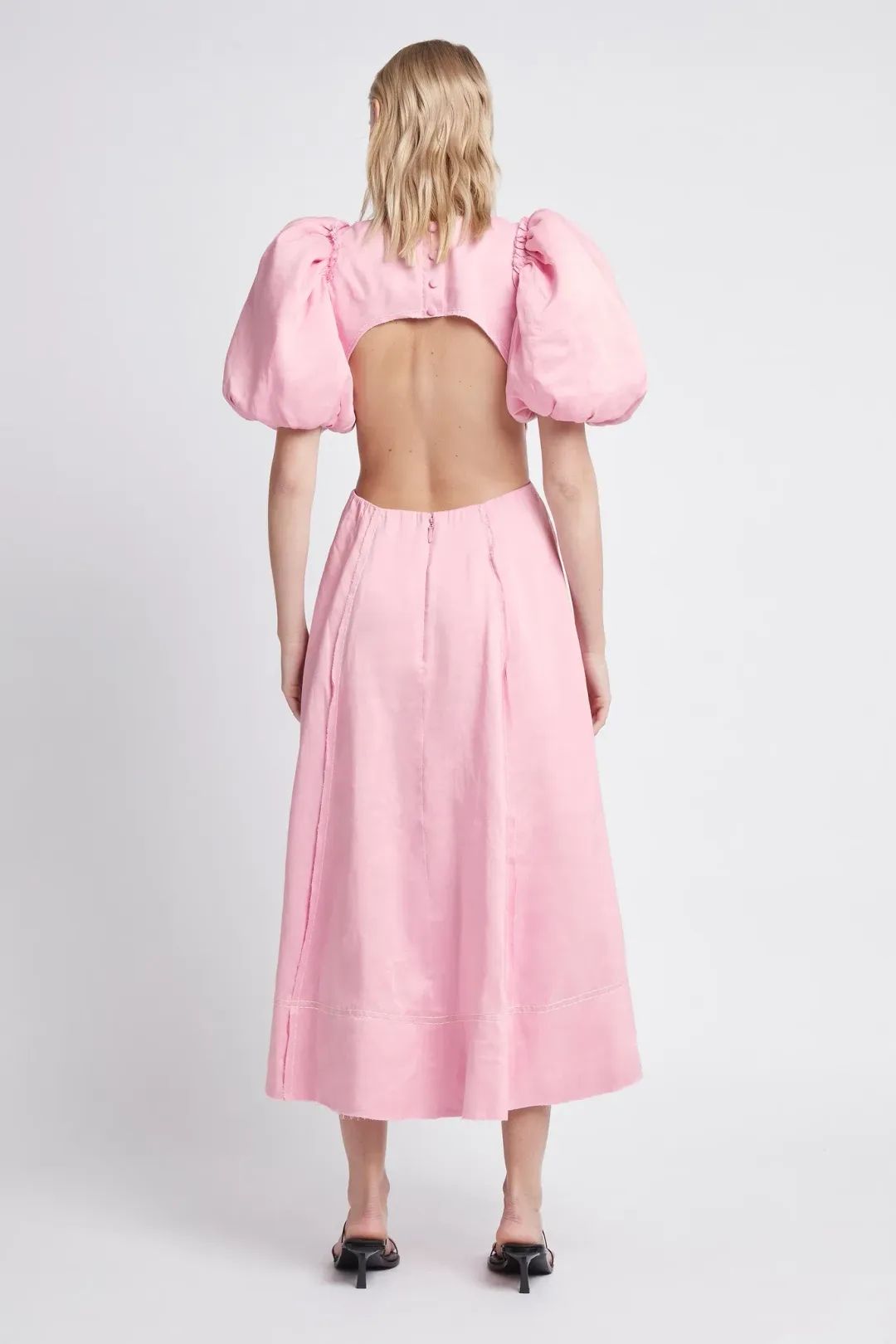 Aje Serendipity Dress Pink Size 16 for rent on The Volte - main image