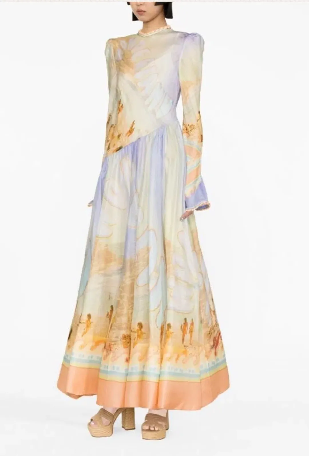 Zimmermann Tama Poster Print Maxi size 4 (16) for rent on The Volte - main image