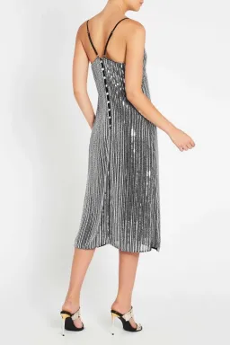 Sass & Bide Queen Of Versailles Dress Silver Size AU 10 for rent on The Volte - image 2