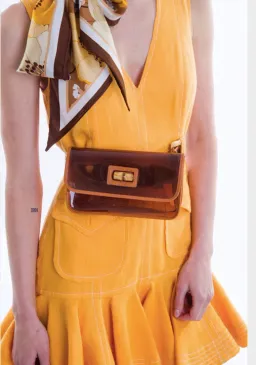 Zimmermann Super Eight Safari Mini Dress Mango Size 0 / AU 8 for rent on The Volte - image 4