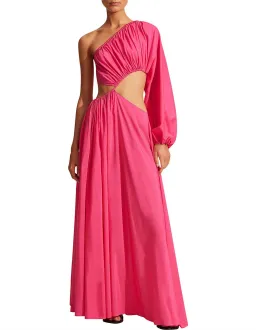 Matteau Asymmetric Wave Dress Pink Size 3 / AU 10 for rent on The Volte - image 2