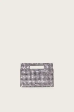 Cult Gaia Lucinda Mini Shoulder Bag Rhinestone Silver for rent on The Volte - image 3