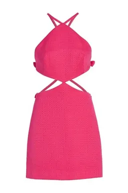 Alexis Chella Bow Detail Mini Dress Rose Size XS/Au 6 for rent on The Volte - image 5